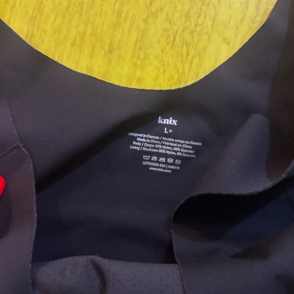 Knix Black Tank Top never worm  luxe lift - Picture 4 of 4